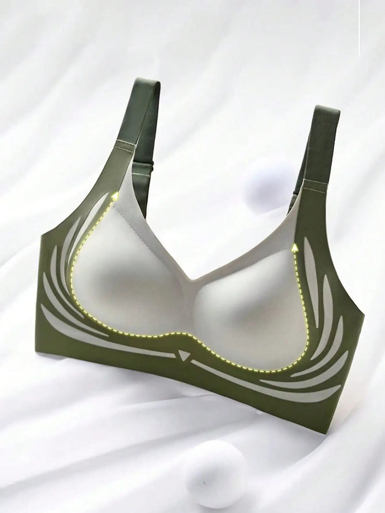 Seamless Soft Support Bralette | Wireless Large Bust Shaping