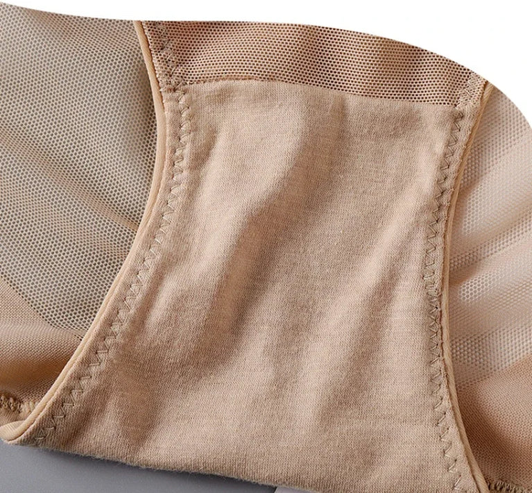 Ice Mesh Breathable High-Waist Shapers | Abdominal Control & Butt-Lifting Corset Panties