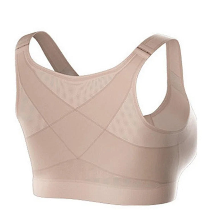 Seamless Front-Closure Bra – Wireless Everyday Comfort