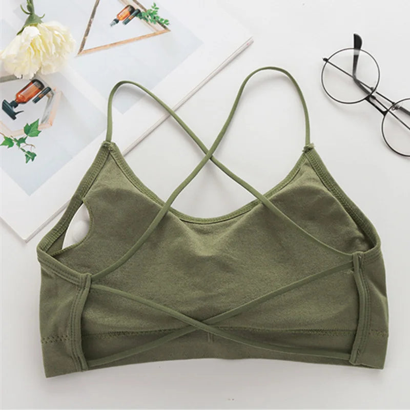 Seamless High-Stretch Sports Bra | Comfort Fit Yoga Crop Top
