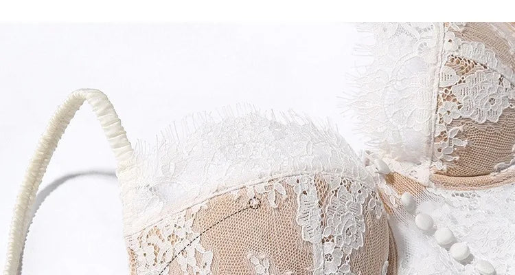 Retro Lace Anti-Sagging Bralette | Breathable Summer Vest