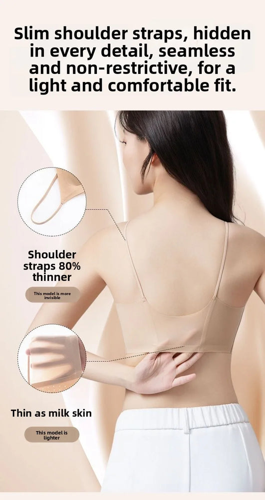 Ice Silk Seamless Bra | Cool-Touch Backless Soft Support