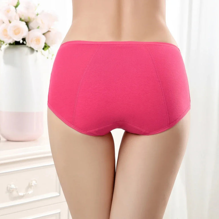 High-Rise Period Briefs | Leakproof Cotton Underwear