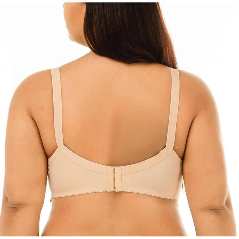 Bamboo Fiber Wireless Bra – Full Coverage Lace Comfort