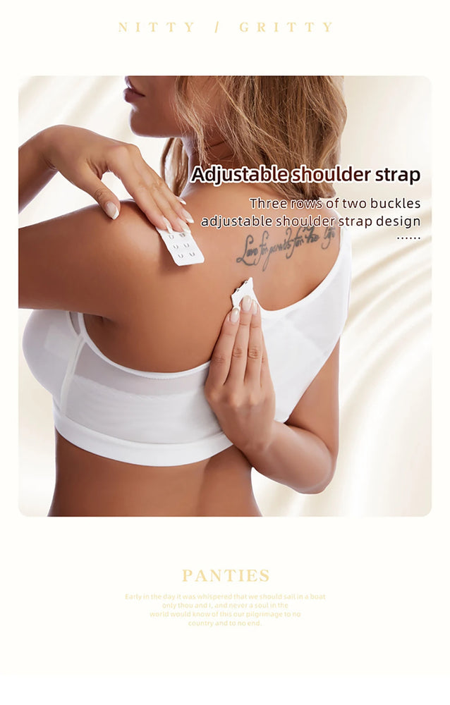 Front-Closure Compression Bra | Wireless Post-Op Fit