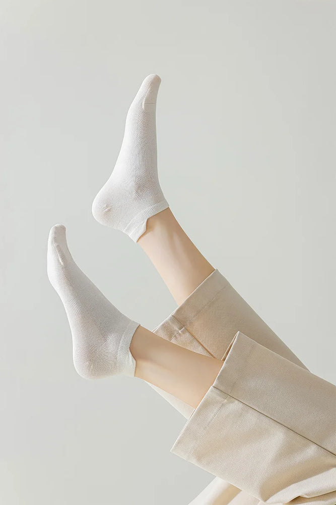 Bamboo Fiber Socks | 5-Pack Invisible Summer Liner