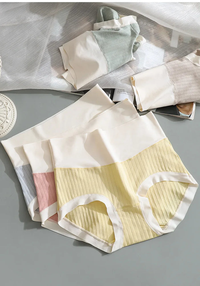Seamless High-Waist Briefs | Invisible Cotton Comfort Set