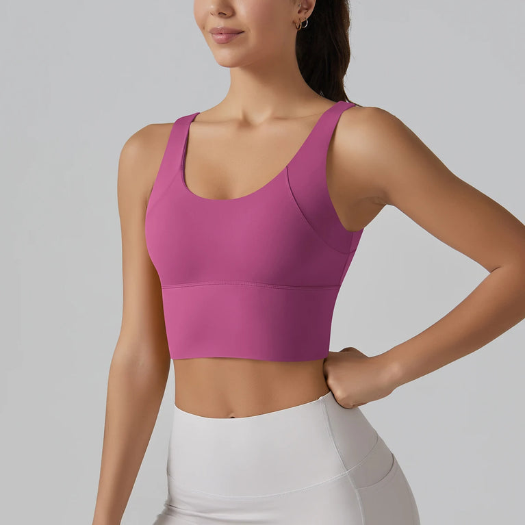 Yoga Tank Top | Push-Up Fitness Sports Bra