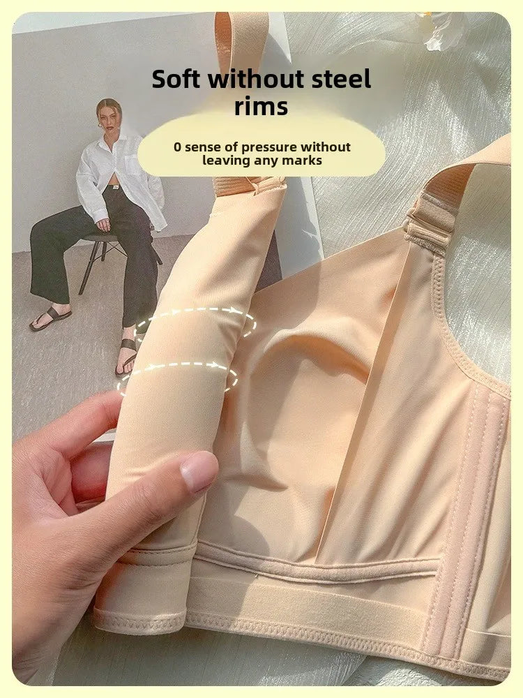 Ultra-Thin Seamless Sport Bra | Anti-Sagging Full-Cup Support