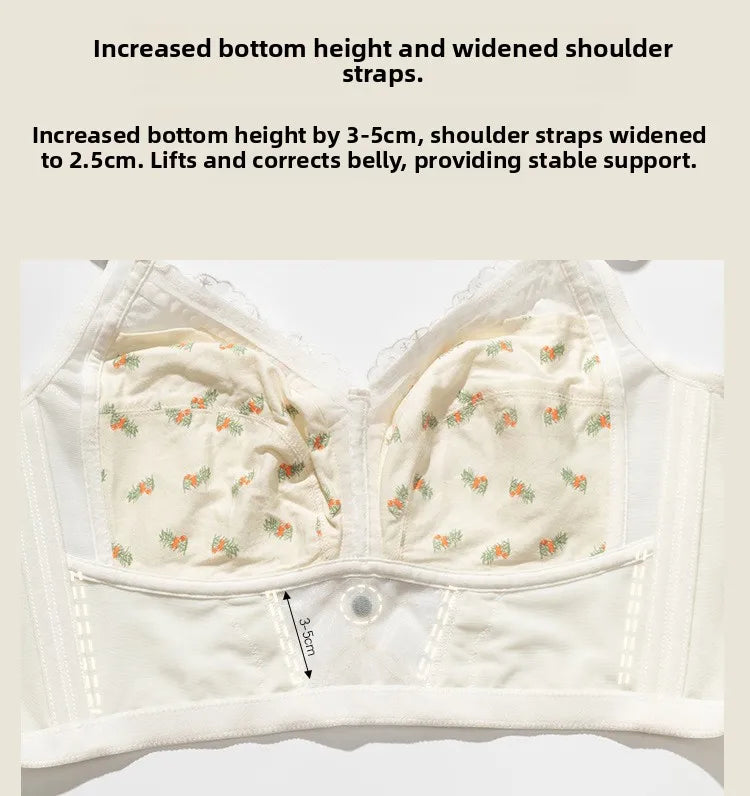 Full Coverage Wireless Slimming Bra | Anti-Slip Side Support