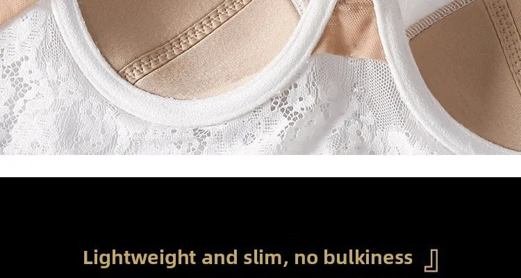 Retro Lace Anti-Sagging Bralette | Breathable Summer Vest