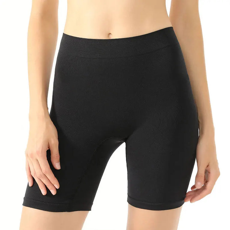 High-Waist Lace Shorts | Anti-Chafing Safety Boxers