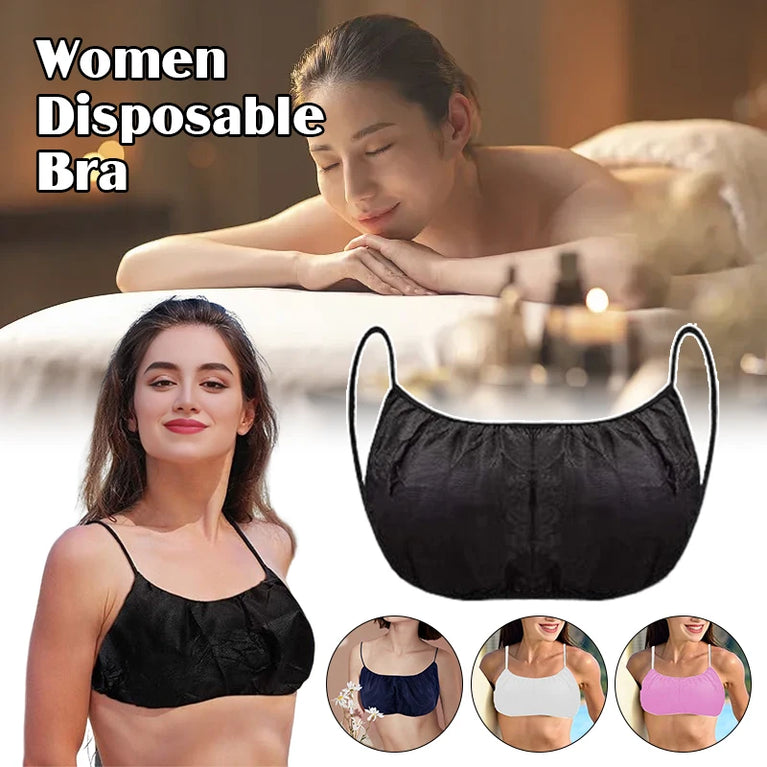 50Pcs Disposable Non-Woven Bras | Spa, Salon & Travel Wear
