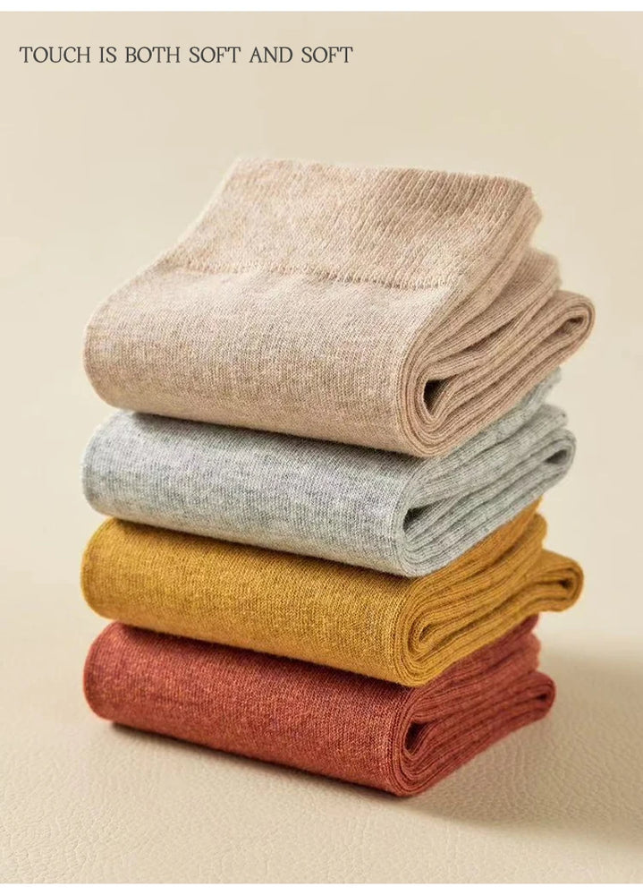 92% Pure Cotton Crew Socks | 6-Pack Antibacterial Set