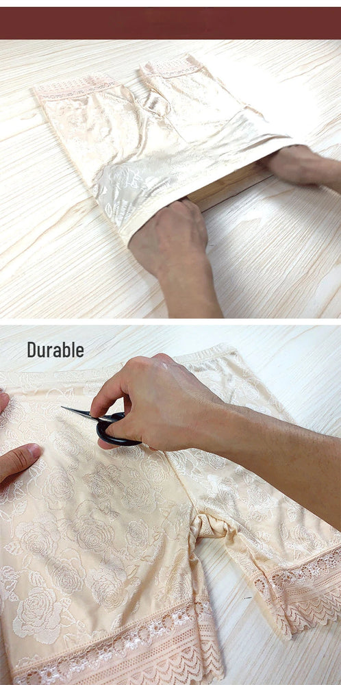 Anti-Chafing Ice Silk Safety Shorts | High-Waist Seamless Boxers