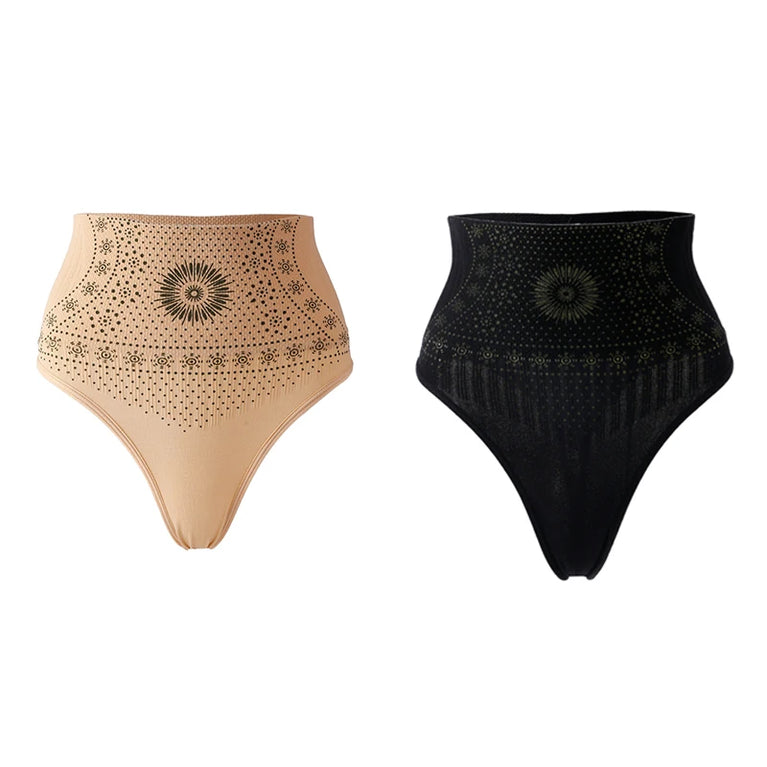 Flarixa High-Rise Shaping Thong | Seamless Tummy Control