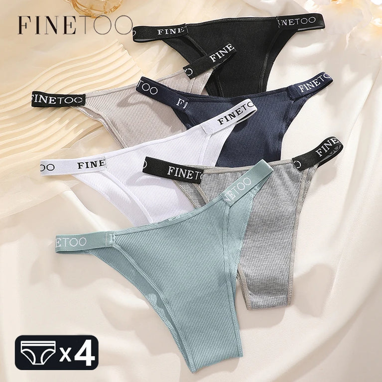 Seamless Cotton Briefs – Low-Rise Natural Comfort