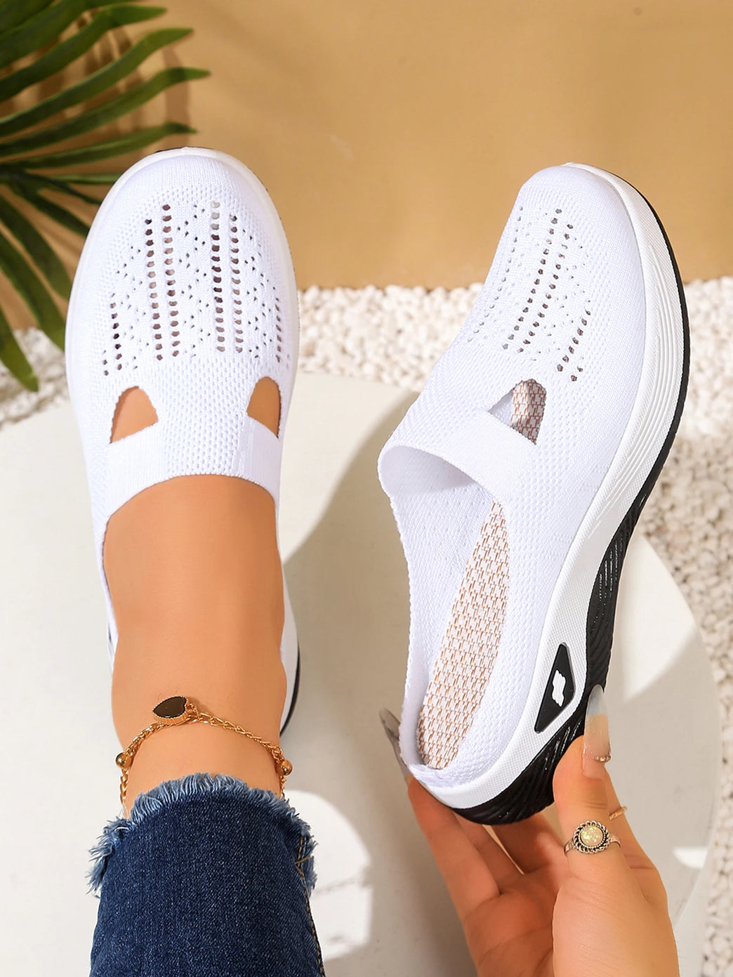Breathable Air Mesh Indoor Slides | Comfortable Summer Mules