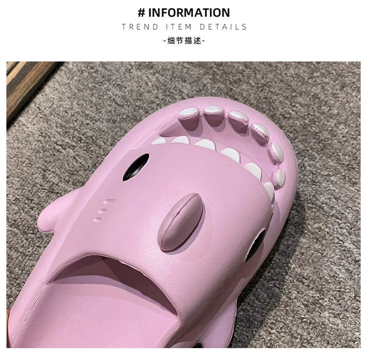 Shark Cloud Slides | Thick-Sole Anti-Slip Sandals