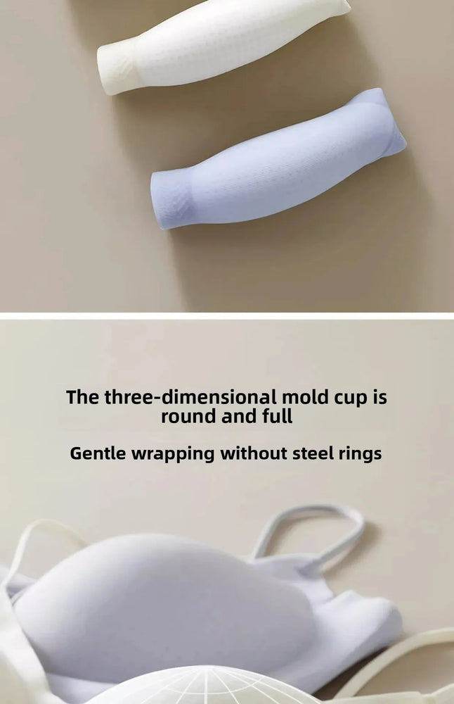 Cooling Ice Silk Seamless Bra | Lightweight Wireless Push-Up