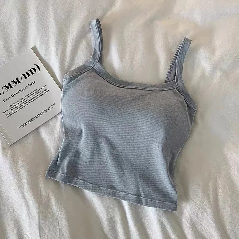 Crop Top Women Sexy Sleeveless Casual Camisole Tube Top Vest