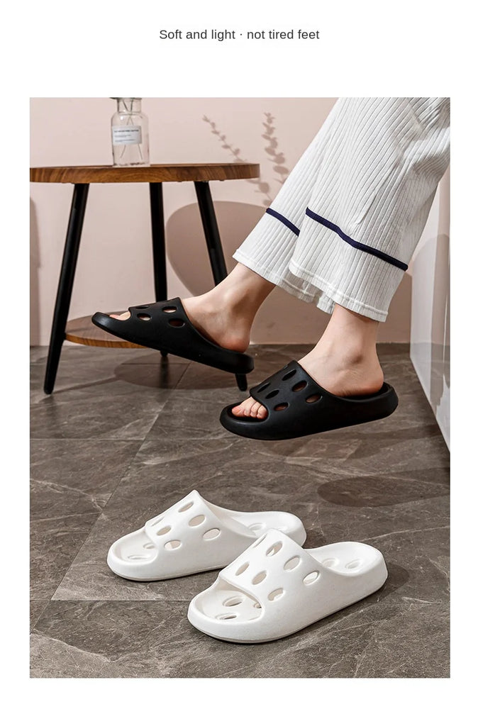 Quick-Dry Bathroom Slides | Odour-Free Lightweight EVA Slippers