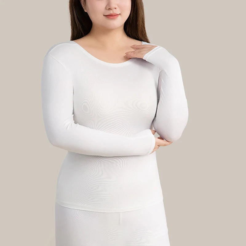 Women’s Viscose Thermal Top | Plus Size Slim-Fit Autumn Base