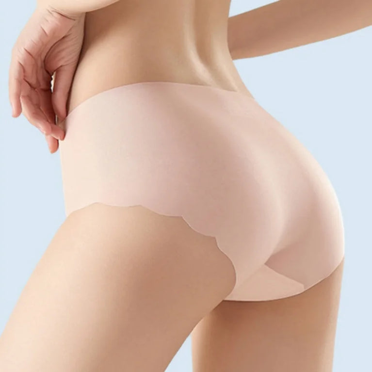 4Pcs/Set Women Panties Seamless Quick-Dry Briefs – Low-Rise Invisible Support
