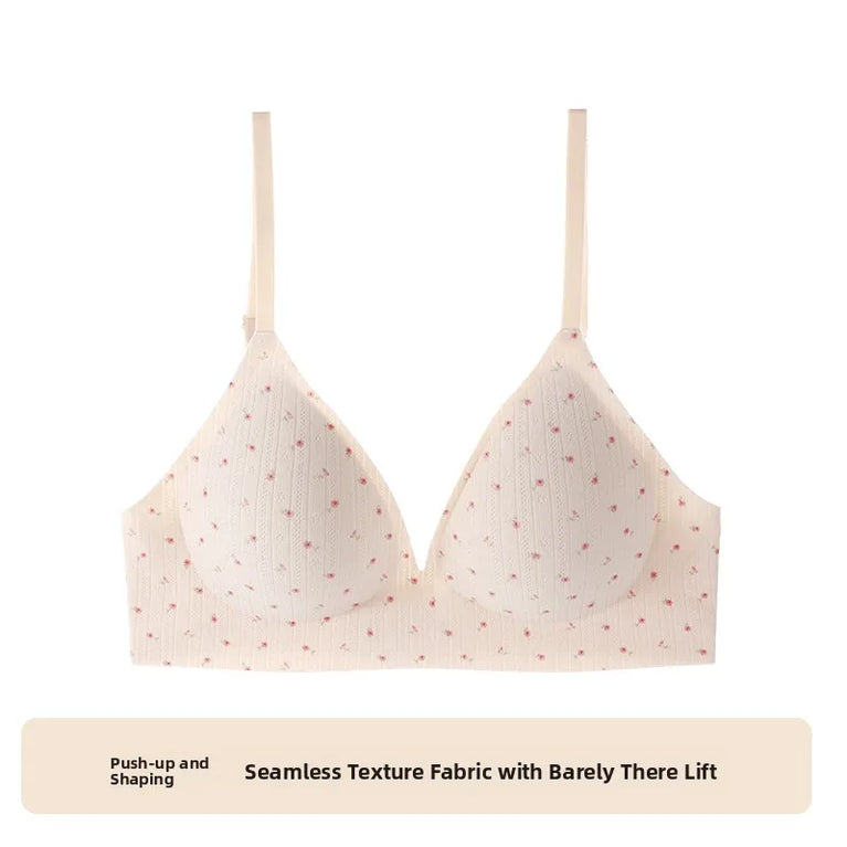 Cotton-Comfort Seamless Sports Bra | Anti-Sagging Support