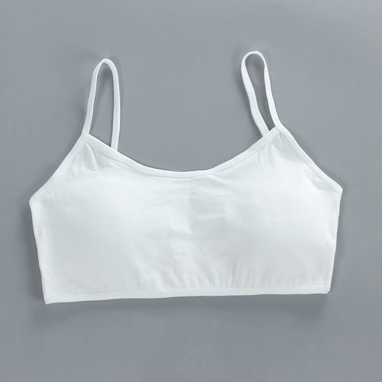 Girls' Anti-Peeping Sport Training Bra | Soft Cotton Underwear