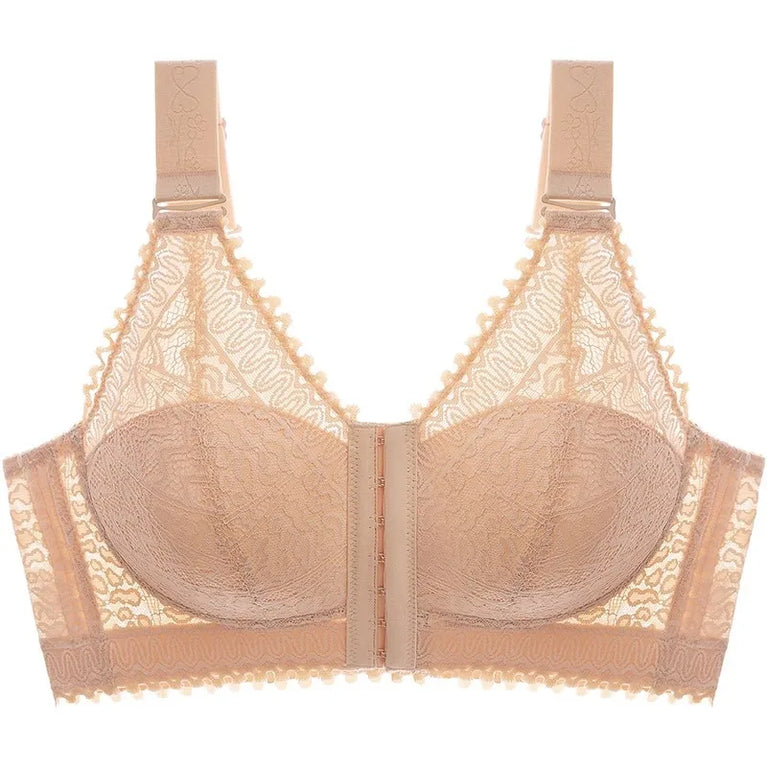 Lightweight Front-Buckle Bra | Anti-Sagging Full-Cup Support