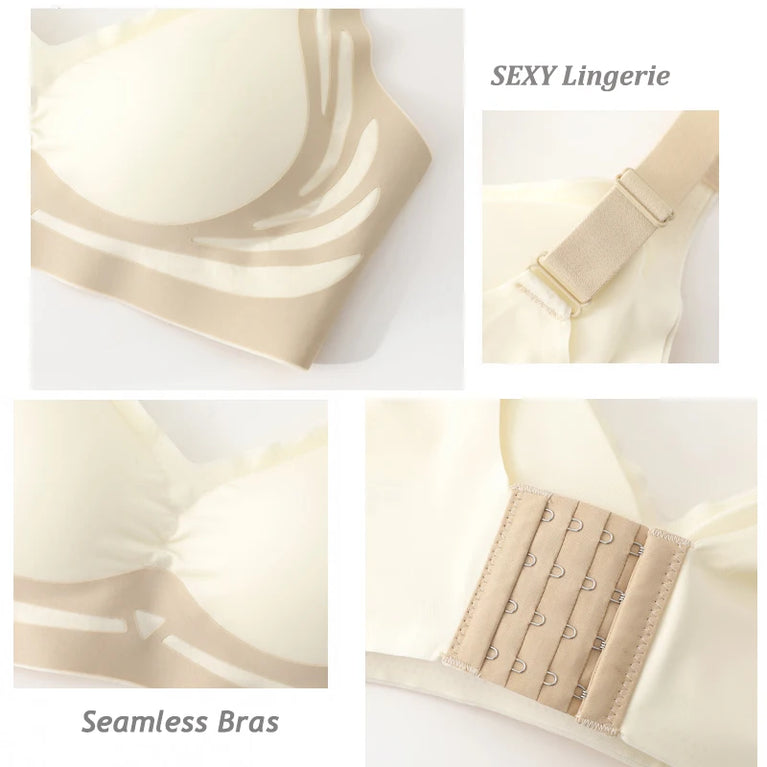 All Of Me Seamless Wireless Bra | Gathered Push-Up Bralette