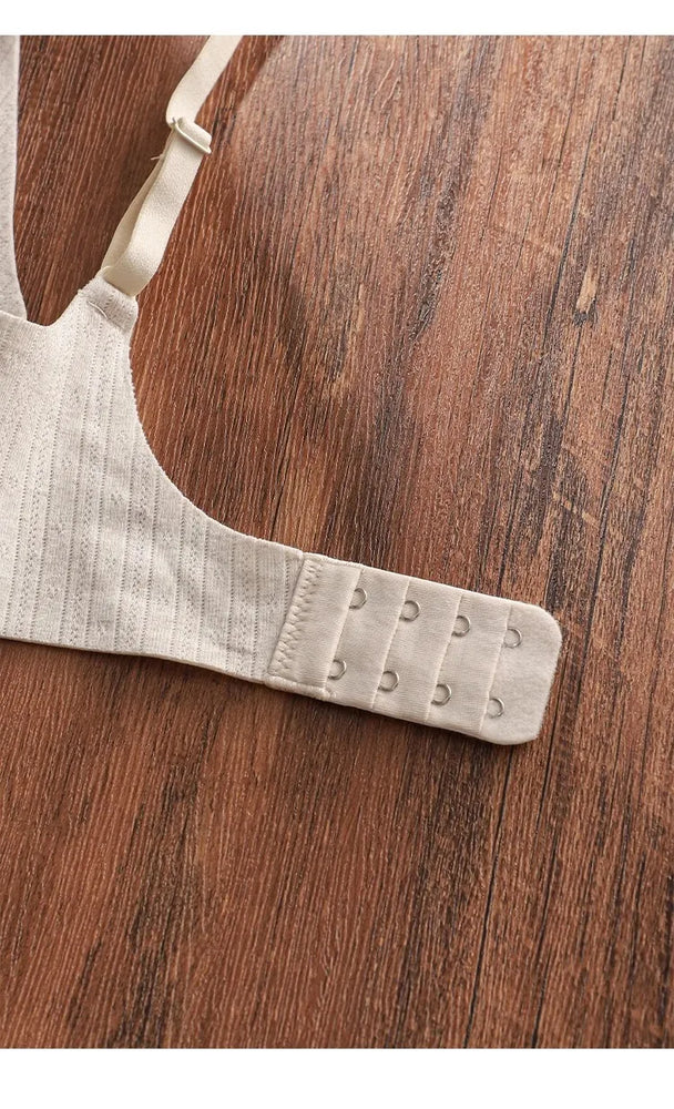 Cotton-Comfort Seamless Sports Bra | Anti-Sagging Support