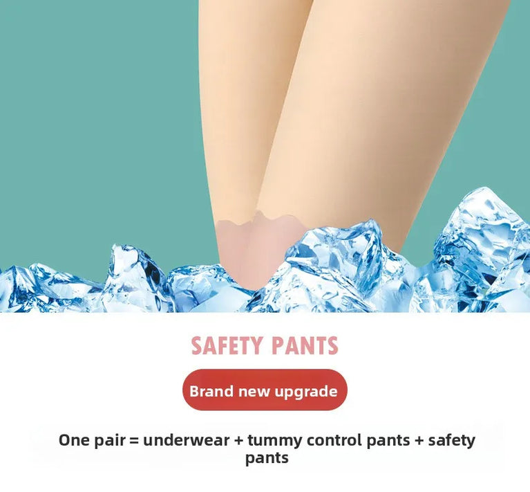 Seamless Plus Size Safety Shorts | Anti-Rub High-Capacity Boxers (Up to 120KG)