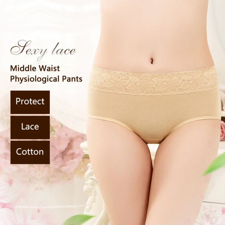 High-Rise Period Briefs | Leakproof Cotton Underwear