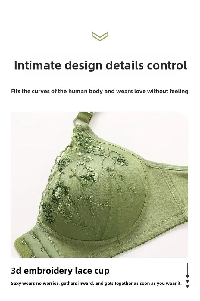 Adjustable Summer Lace Bralette | Wireless Breathable Comfort