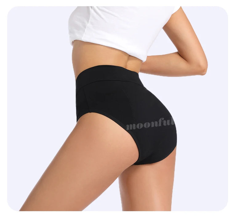 High-Waist Super Absorbent Period Underwear – Heavy-Overnight Protection