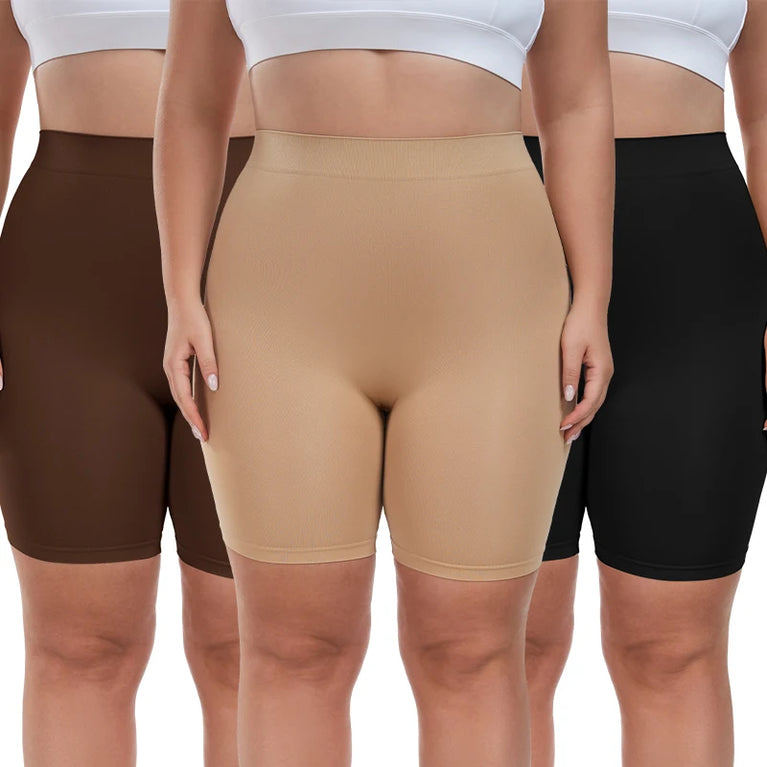 High-Waist Shapewear Shorts | Tummy Control & Anti-Chafing Shaper