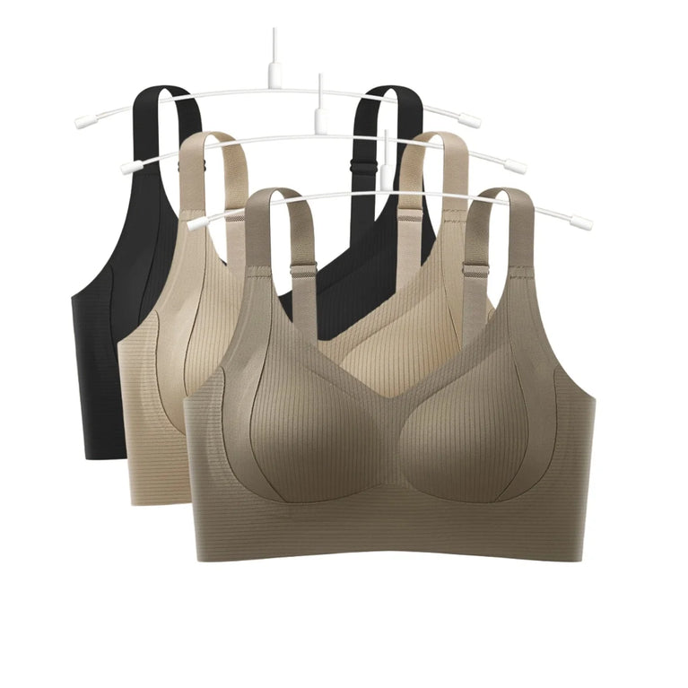 Seamless Push-Up Bra – High-Support Wireless Foundation