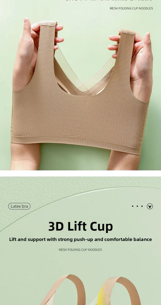 Seamless Backless Vest Bra | Adjustable Gathered Summer Fit