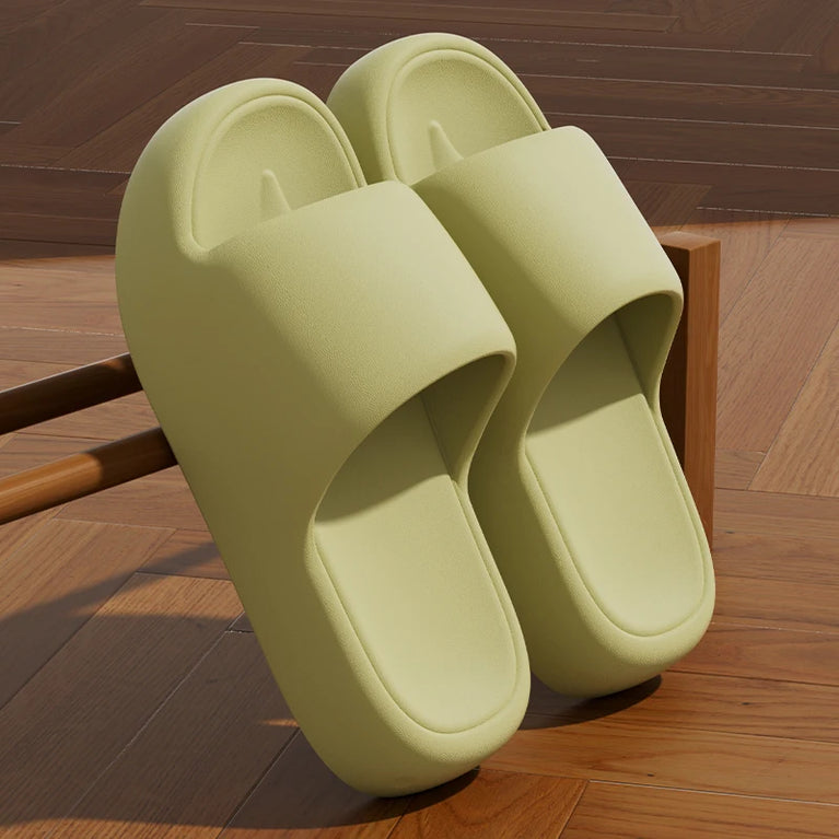 Unisex Cloud Pillow Slides | Soft EVA Anti-Slip Home Sandals