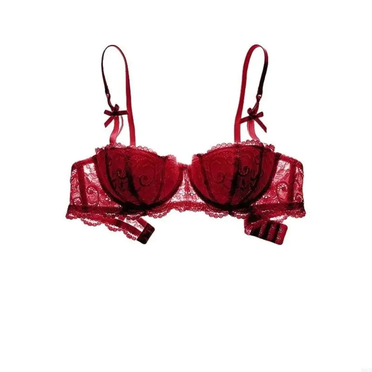 Balconette Lace Shelf Bra | Low-Cut Underwire Push-Up Duo