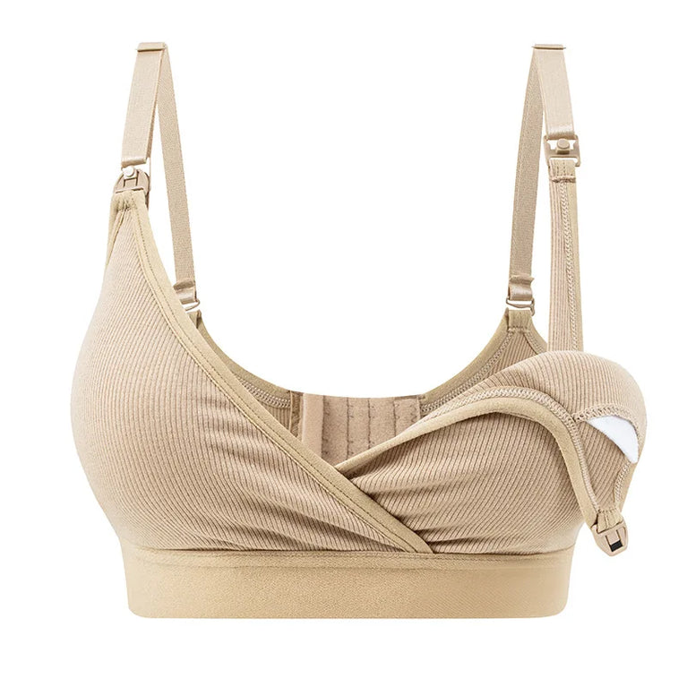 2026 Ultra-Soft Nursing Bra | Dual-Closure Maternity Fit