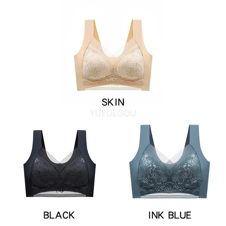3PCS Plus Size Push-Up Bralette | 5cm Natural Lift Comfort