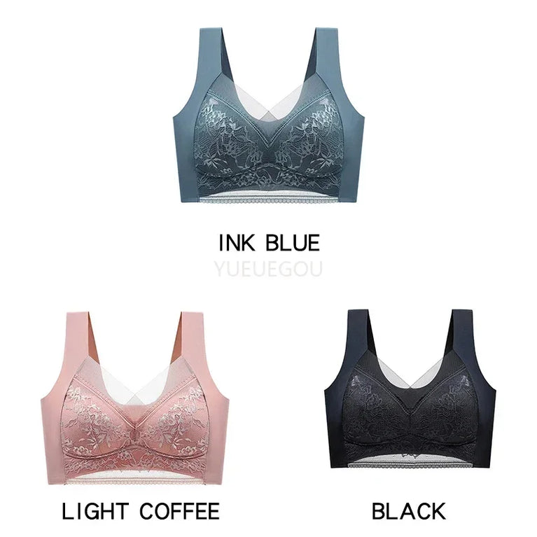 3PCS Plus Size Push-Up Bralette | 5cm Natural Lift Comfort