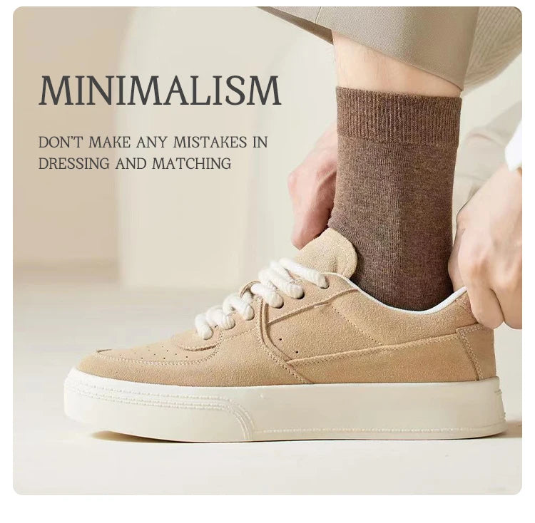 92% Pure Cotton Crew Socks | 6-Pack Antibacterial Set