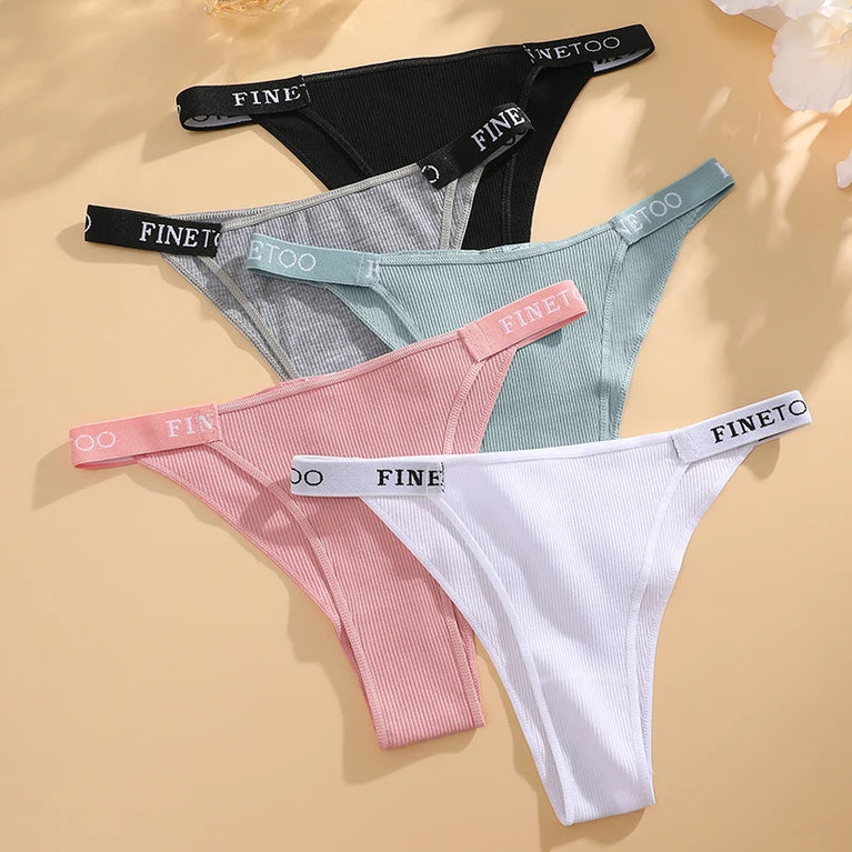 Seamless Cotton Briefs – Low-Rise Natural Comfort