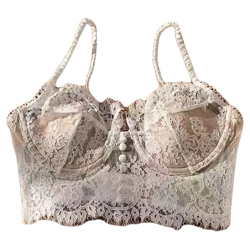 Lace Push-Up Underwire Bra | Summer Thin Full-Cup Lingerie
