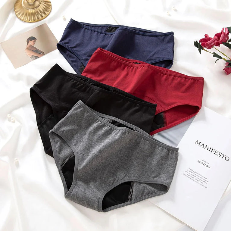3pc Leakproof Briefs | Cotton Physiological Set