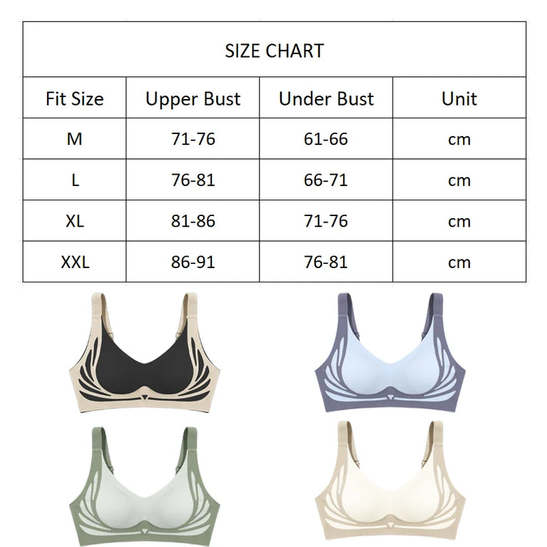 All Of Me Seamless Wireless Bra | Gathered Push-Up Bralette